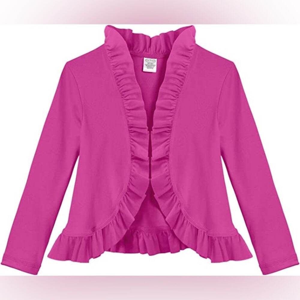 City Threads Pink Ruffle Sweater